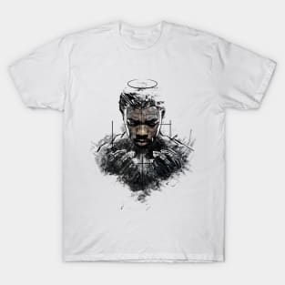 Tribute King Of Wakanda on Sketch Art T-Shirt